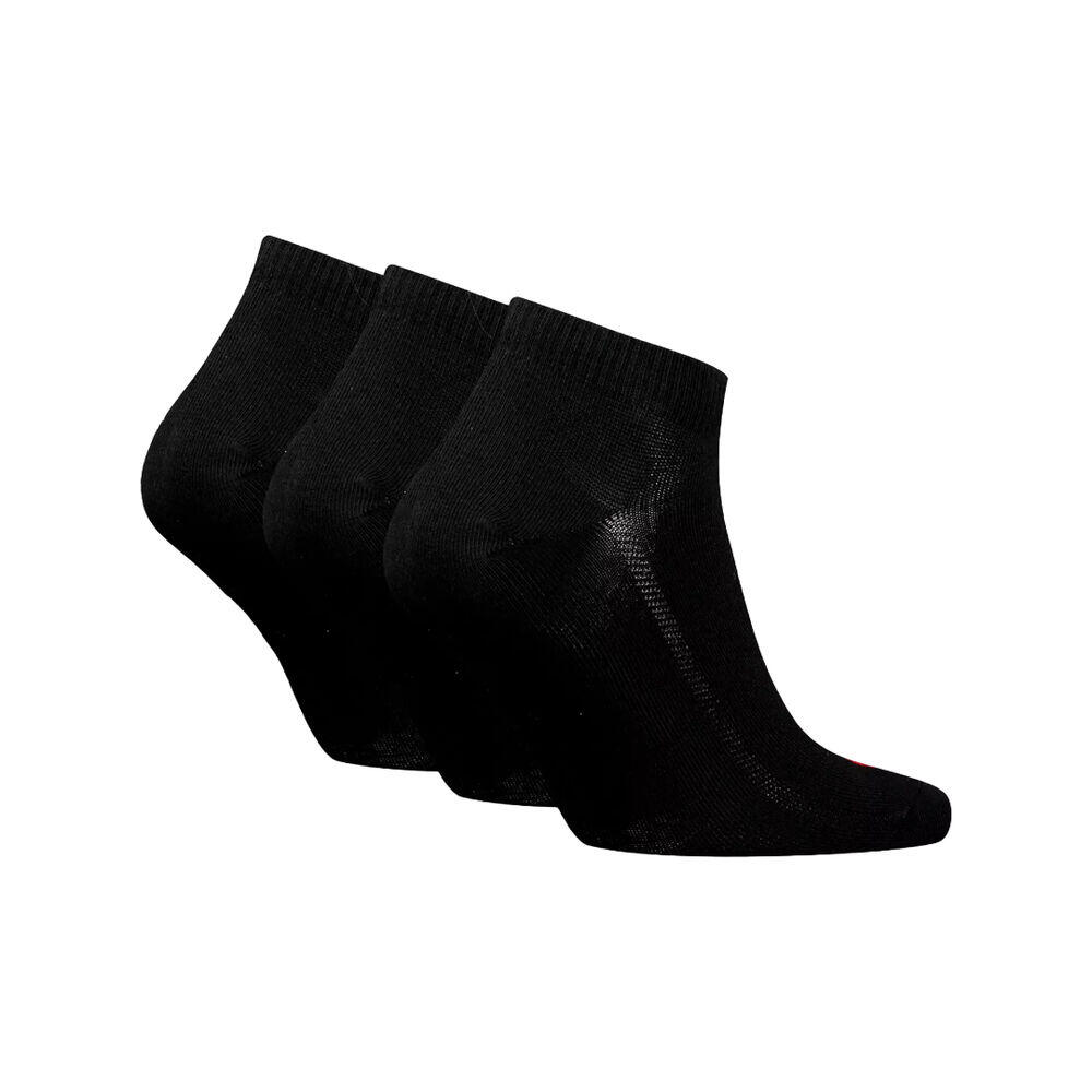 Lage sokken met logo - gerecycled katoen – Black – 43-46 2/4