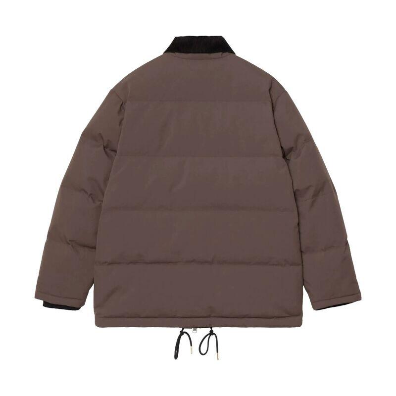 Cazadora Marrón Carhartt Rayler Jacket Tobacco Cálida y Duradera 3/4