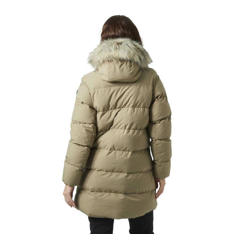 Cazadora Parka Acolchada Beige Helly Hansen Blossom Aislante y Cálida 2/7