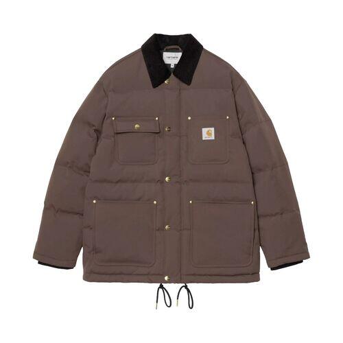 Cazadora Marrón Carhartt Rayler Jacket Tobacco Cálida y Duradera 4/4