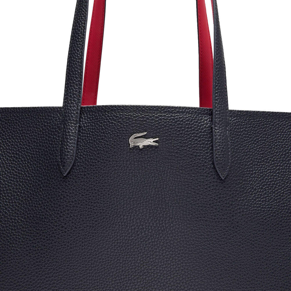 Bolso Negro Lacoste Tote con Cremallera Anna Abimes Petunia 4/5