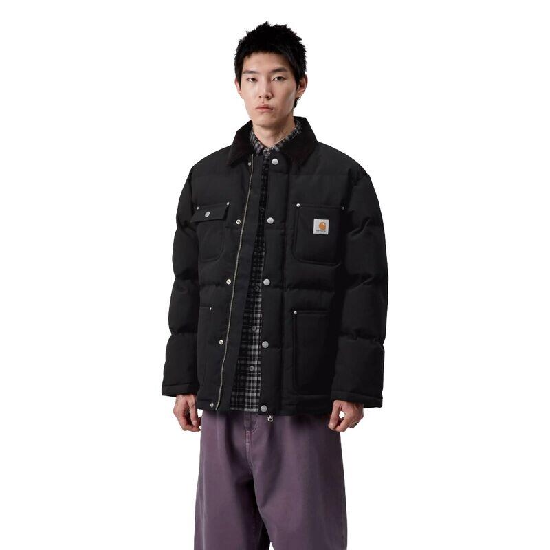 Cazadora Negra Carhartt Rayler Jacket Black Cálida y Duradera 3/5