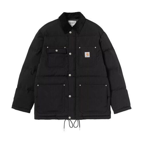Cazadora Negra Carhartt Rayler Jacket Black Cálida y Duradera 5/5