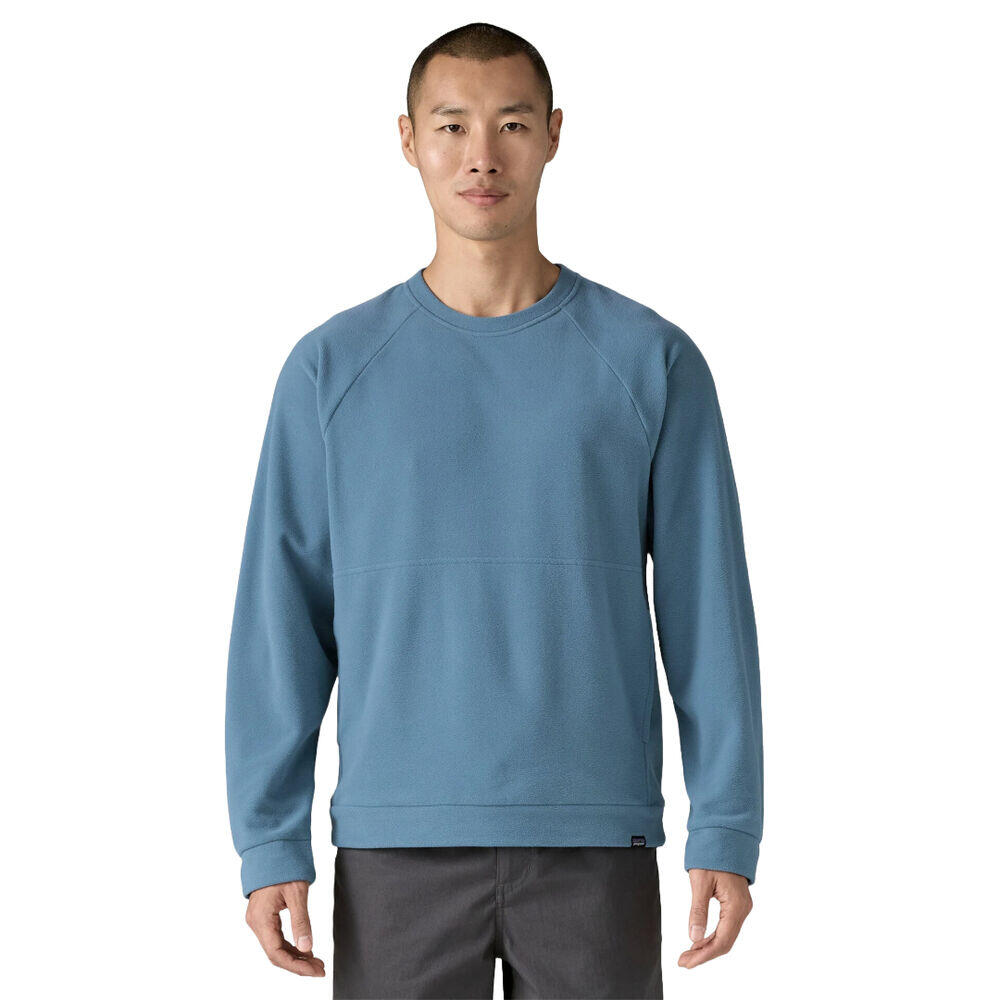 Sudadera Azul Patagonia Men´s Micro D Fleece Crewneck Still Blue Con Forro Polar 2/4