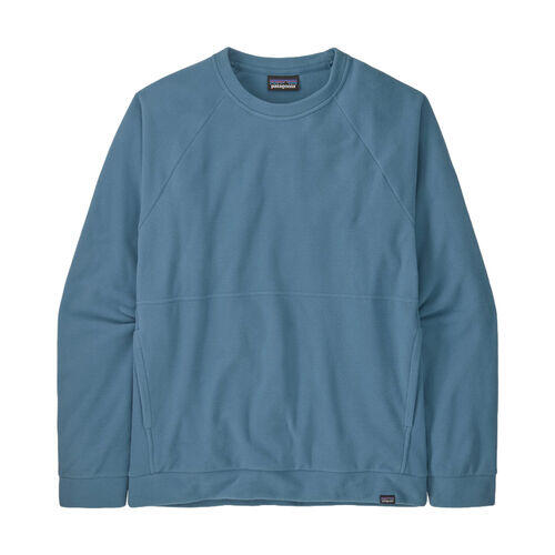 Sudadera Azul Patagonia Men´s Micro D Fleece Crewneck Still Blue Con Forro Polar 4/4