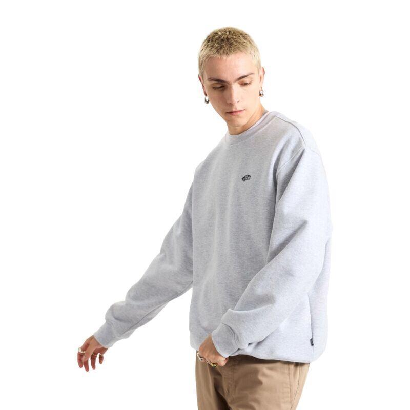 Sudaderas Gris Vans Style 76 Light Grey de Corte Holgado y Estilo Desenfadado 3/5