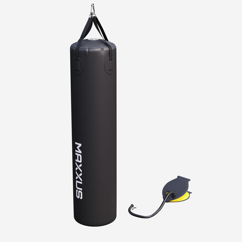 Sac de box 120 cm cu umplere reglabila, negru, Maxxus
