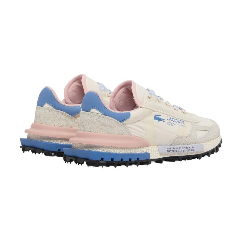 Zapatillas Lacoste Mujer Elite Active White Pink Blue Cómodas y Ligeras 3/5