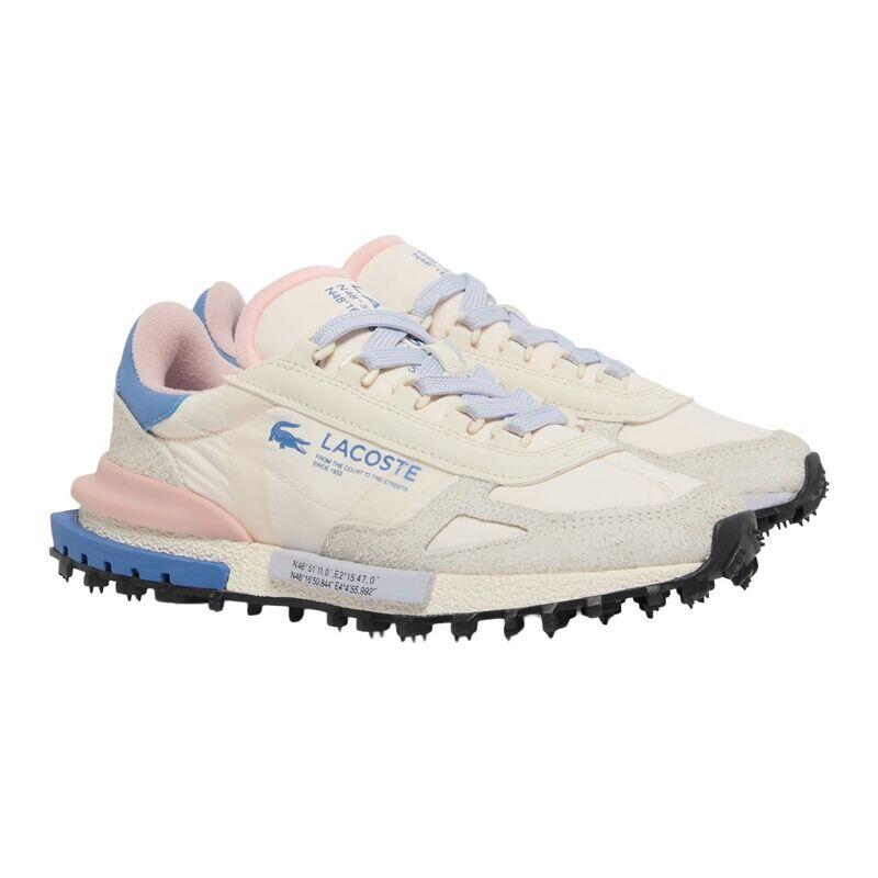 Zapatillas Lacoste Mujer Elite Active White Pink Blue Cómodas y Ligeras 2/5