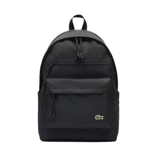 Mochila Negro Lacoste Neocroc Negro Elegante y Espaciosa 4/4