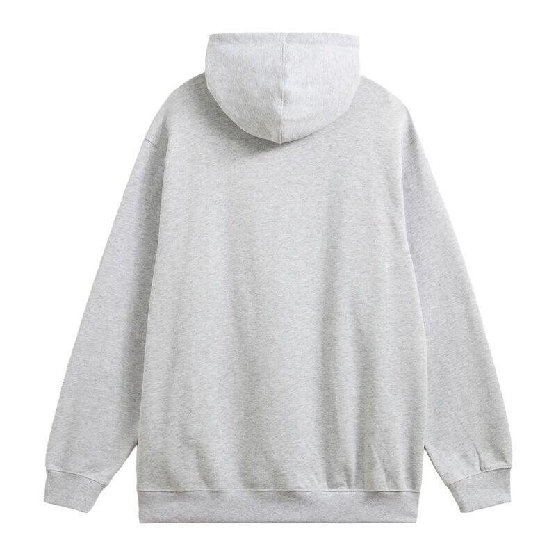 Sudadera Gris Vans Left Chest Light Grey Heat Básica y Sencilla 2/5