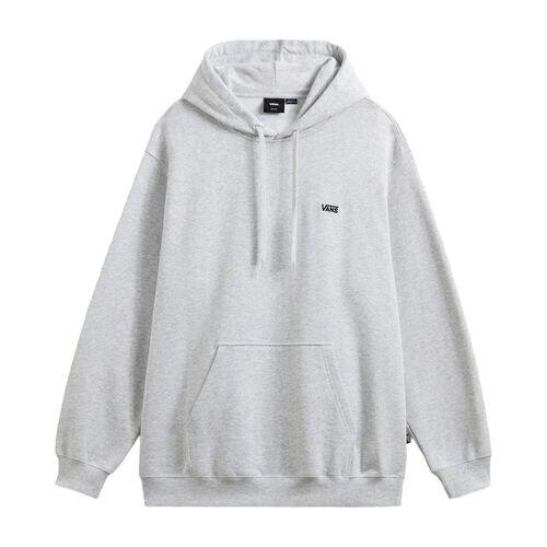 Sudadera Gris Vans Left Chest Light Grey Heat Básica y Sencilla 5/5