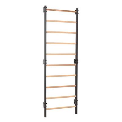 Stalen zweedse wand steel 1 grafiet & beuken sporten