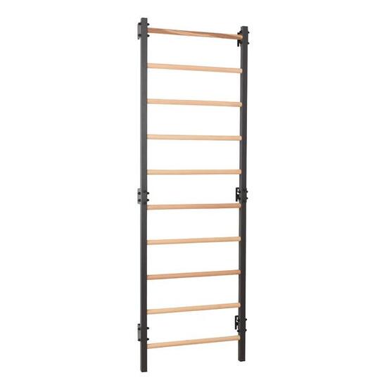 Espalier métal STEEL 1 – graphite & échelons hêtre