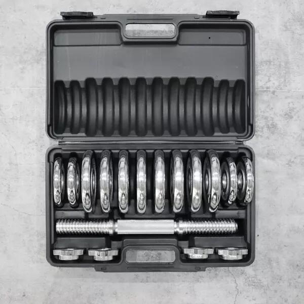 ITM Fitness  Adjustable Chromed Dumbbell Set 15kg