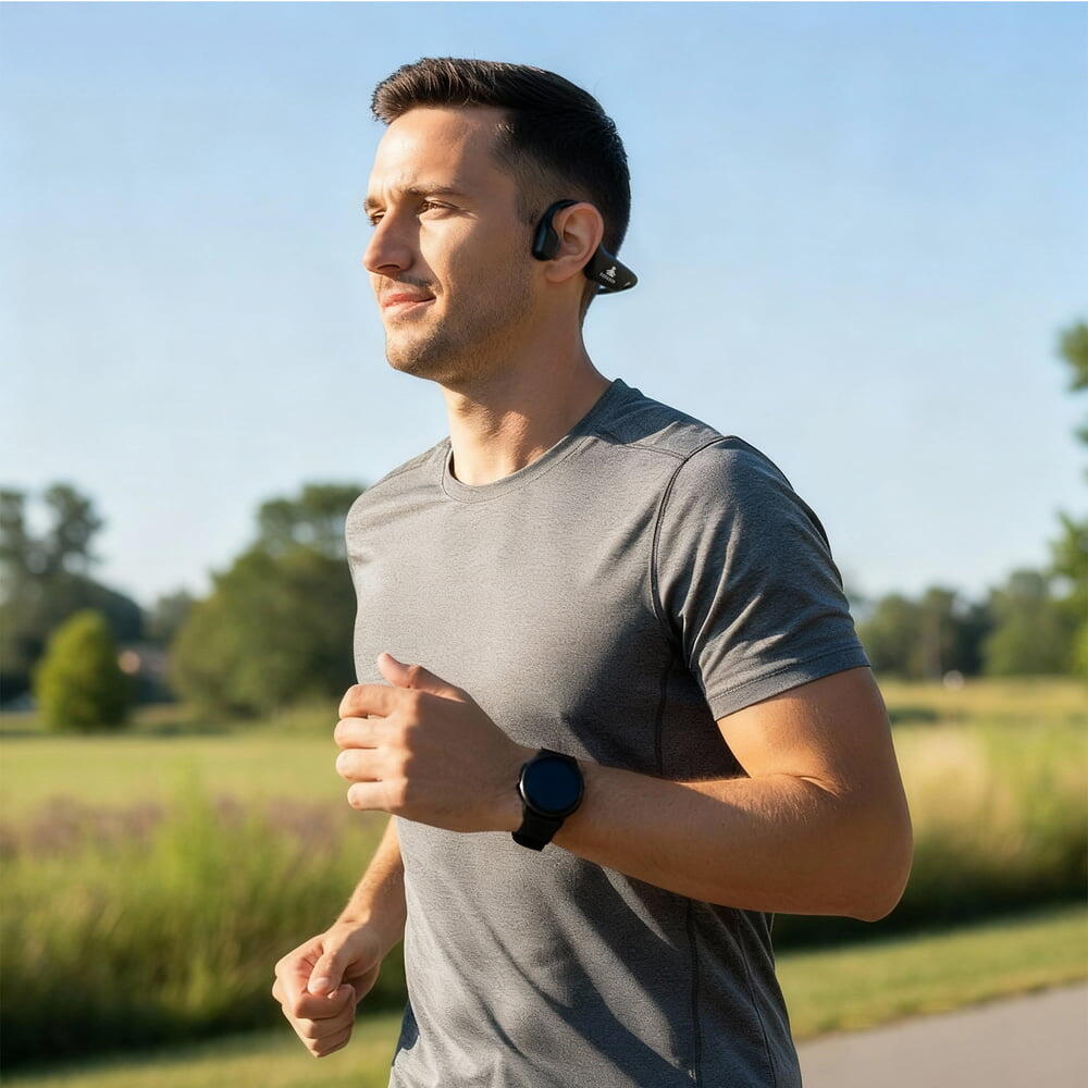 Cuffie sportive wireless impermeabili a conduzione ossea FitBeat Pro 7/7