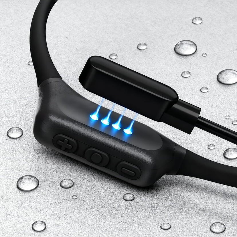 Cuffie sportive wireless impermeabili a conduzione ossea FitBeat Pro 4/7