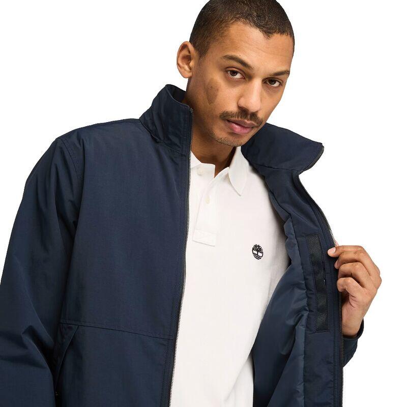 Chaqueta Azul Timberland Bómber Impermeable Sailor Navy Con Capucha Plegable 3/5