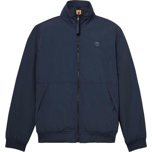 Chaqueta Azul Timberland Bómber Impermeable Sailor Navy Con Capucha Plegable 5/5