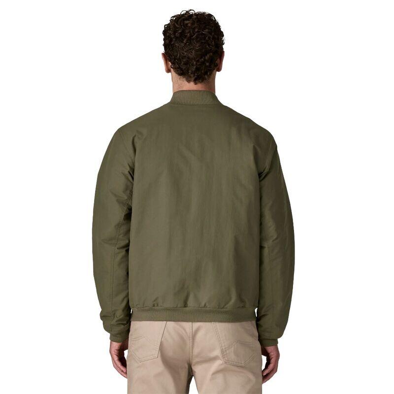Chaqueta Verde Patagonia Isthmus Deck Jacket  Basin Green con Acabado Hidrófugo 3/4