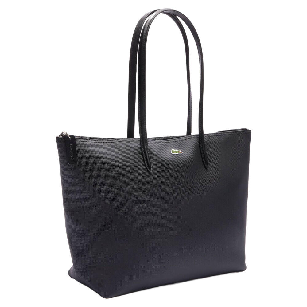 Bolso Negro Lacoste Tote L.12.12 Concept Grande Black 3/5