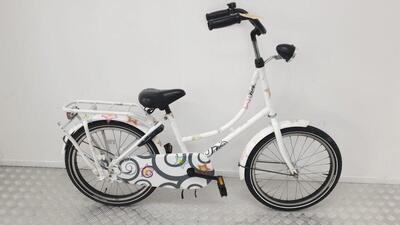 Altec zoey tweedehands 20" kinderfiets, wit - 3 maanden garantie