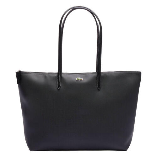 Bolso Negro Lacoste Tote L.12.12 Concept Grande Black 5/5