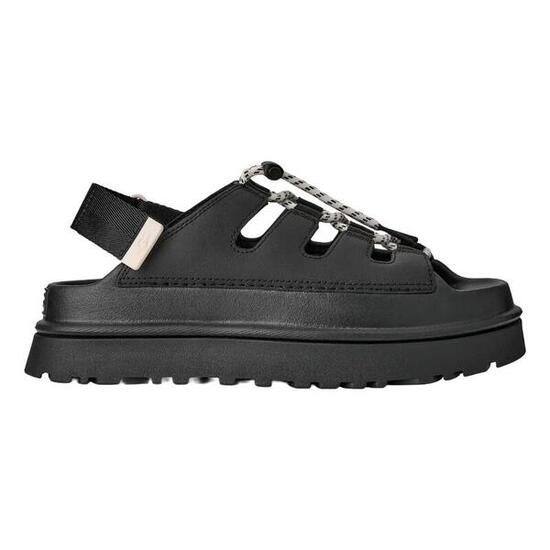 Sandales pour femmes Ugg Goldenglow à bascule noir.