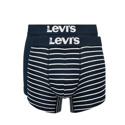 Pack 2 Boxers Levis Azul Rayas/Liso 4/4