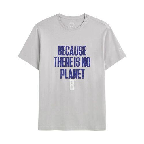 Camiseta Gris Ecoalf Min T-Shirt Man Grey Cómoda y Versátil de Corte Regular 4/4