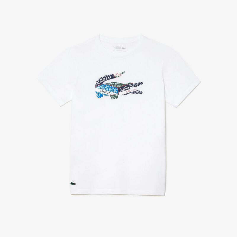 Camiseta Sport Blanca Lacoste 3/4