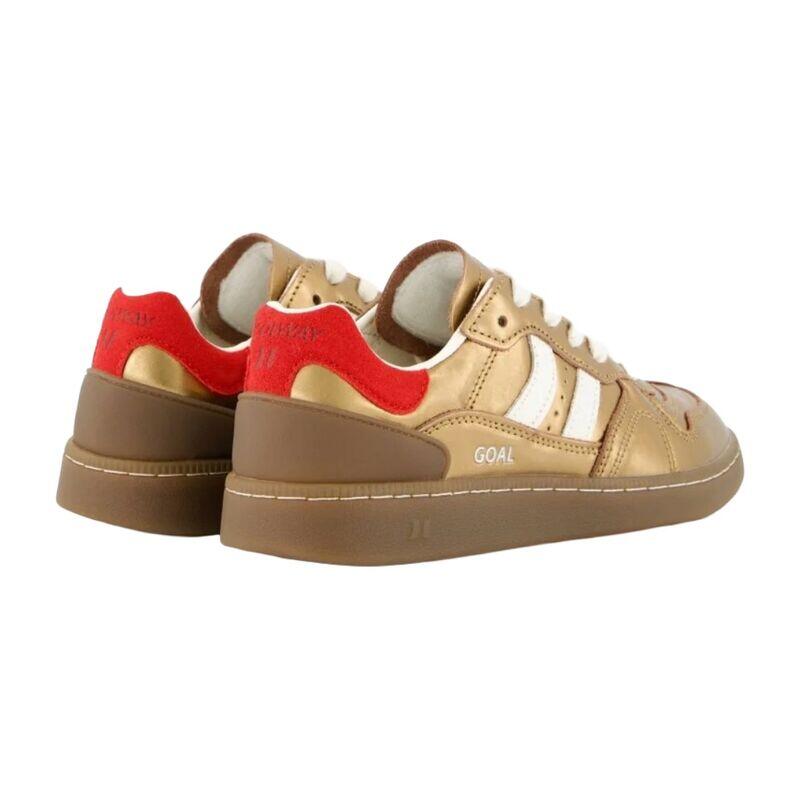Zapatillas Doradas Coolway Goal Deep Rouge Brz con Suela Flexible 3/5