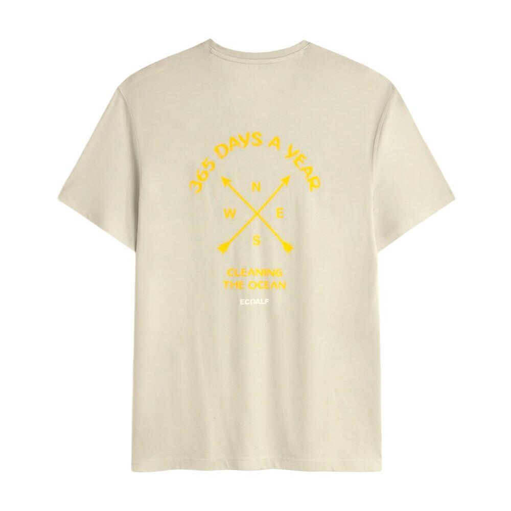 Camiseta Marrón Ecoalf Clin T-Shirt Man Gret de Corte Regular, Cómoda y Versátil 1/4