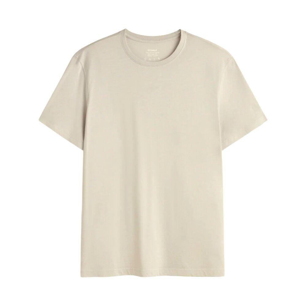 Camiseta Marrón Ecoalf Clin T-Shirt Man Gret de Corte Regular, Cómoda y Versátil 2/4