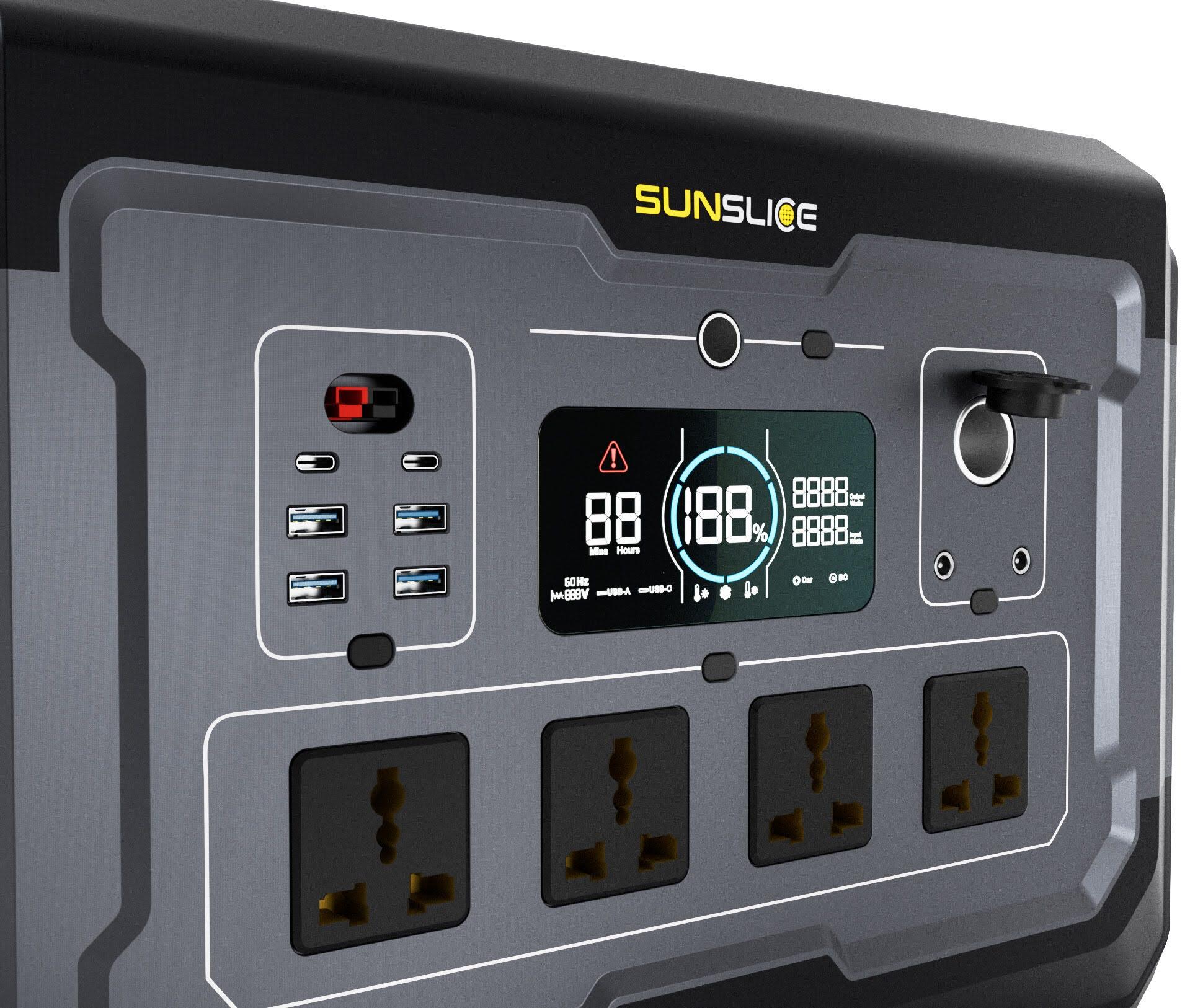 Sunslice Gravity 2048Wh — Estação de Energia Portátil de Alta Potência 2500W 2/7