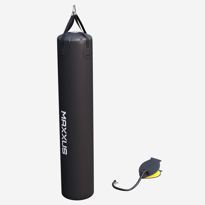 Sac de box 150 cm cu umplere reglabila, negru, Maxxus