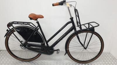 Sparta pick up tweedehands 28" damesfiets, 3 versnellingen, zwart