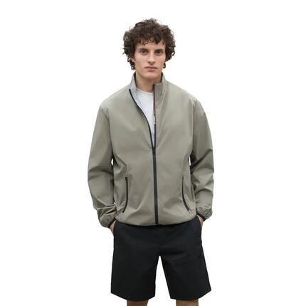 Chaqueta Gris Ecoalf James Tobacco Repelente al agua y Transpirable
