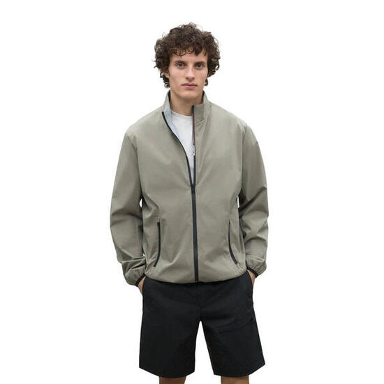 Chaqueta Gris Ecoalf James Tobacco Repelente al agua y Transpirable