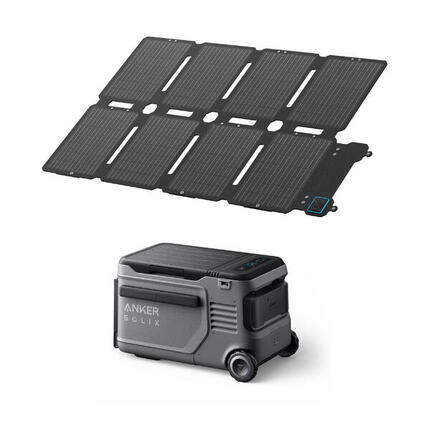 Kit tragbare Kühlbox 23 L Anker Solix EverFrost 2 + Solarpanel PS100X (100 W)