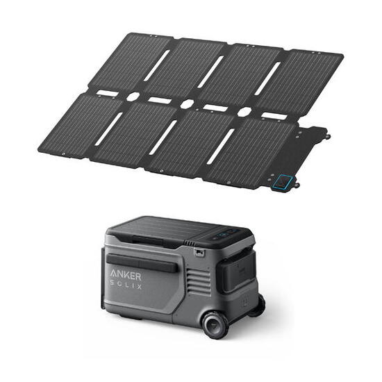 Kit tragbare Kühlbox 23 L Anker Solix EverFrost 2 + Solarpanel PS100X (100 W)