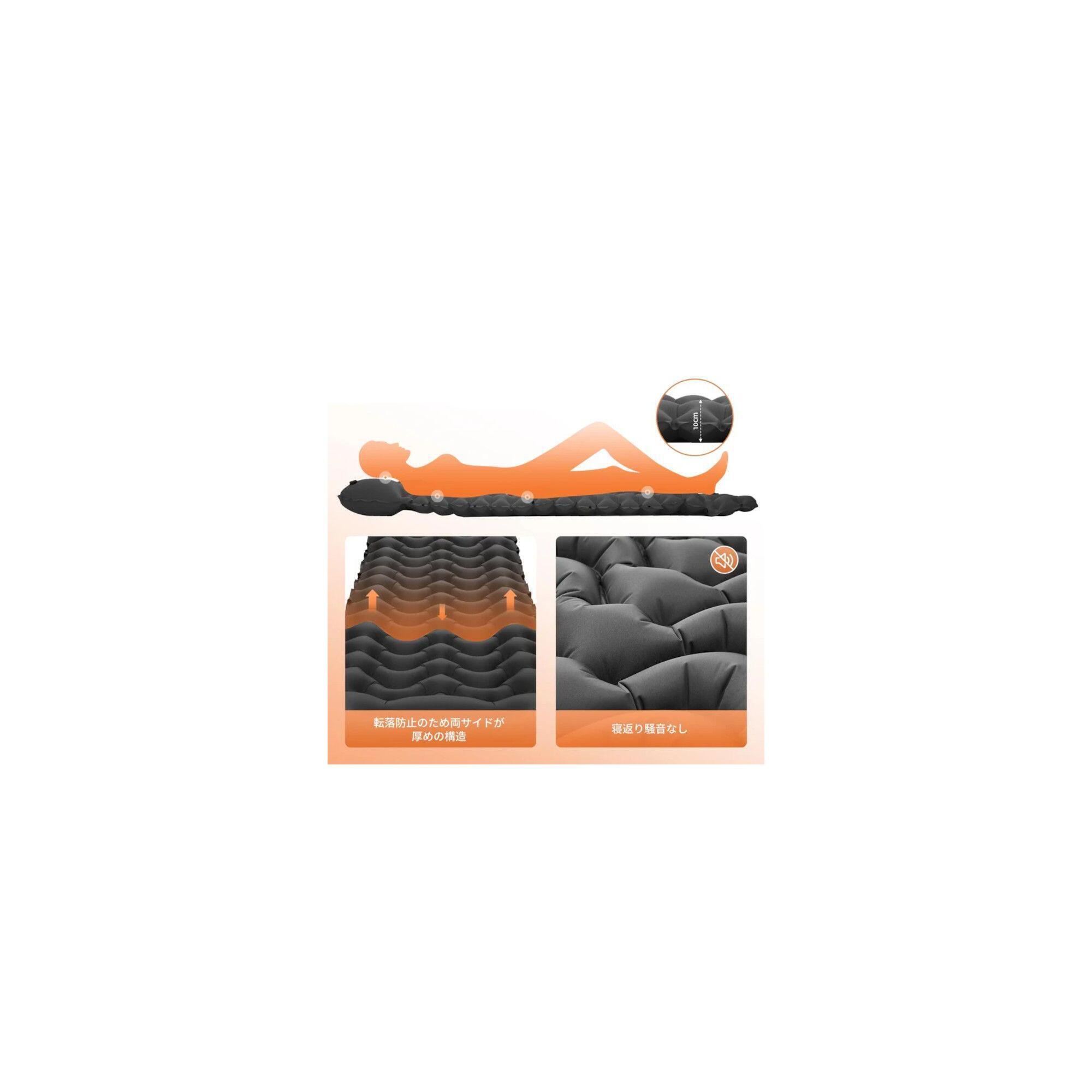 Materac Deluxe 10 Km2401 - Grey