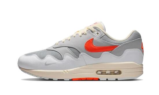 Schoenen Air Max 1 Patta Waves White Hyper Crimson