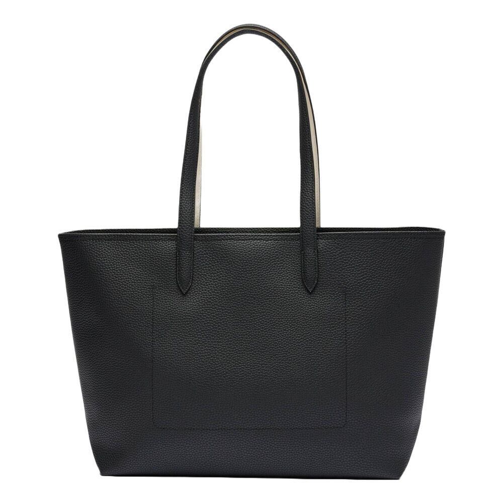Bolso Negro Lacoste Tote con Cremallera Anna Noir Farine 2/5