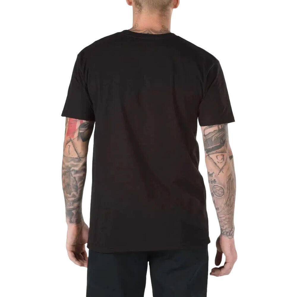 Camiseta Negra Vans Full Patch Black/White Ajuste Clásico 2/4