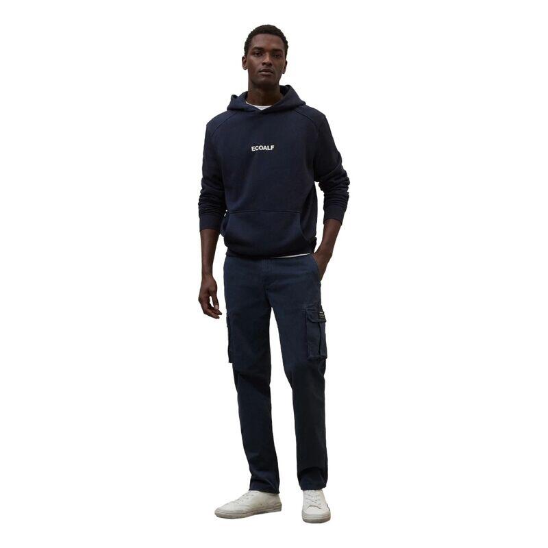 Sudadera Azul Ecoalf Lancha Sweatshirt Man Deep Navy de Corte Regular 3/5