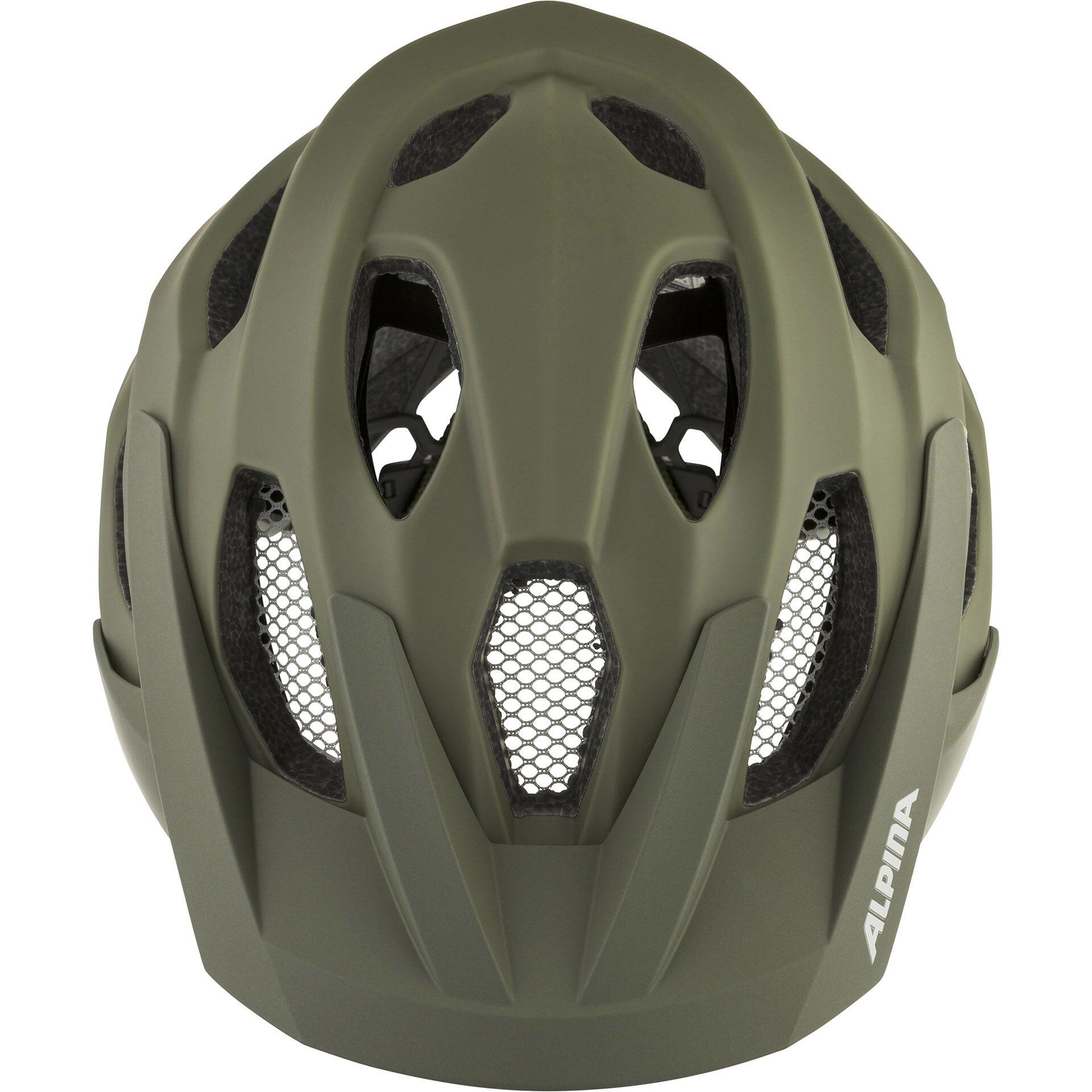 Casco MTB Alpina Apax MIPS 57-62 cm verde gris 3/4
