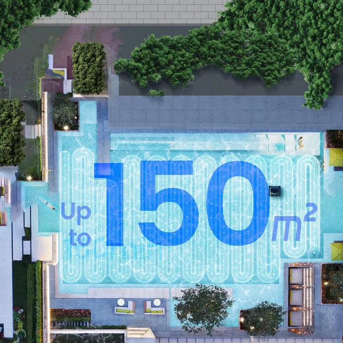 WYBOT C1 Roboter-Poolreiniger, 150 Min, für Einbau- & Aufstellpools 4/7