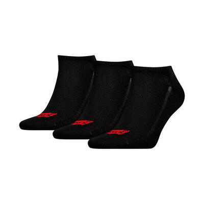 Lage sokken met logo - gerecycled katoen – black – 35-38