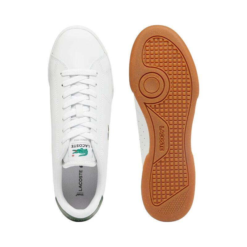 Zapatillas Blancas Lacoste Carnaby Cup de Piel con Diseño Básico 4/5